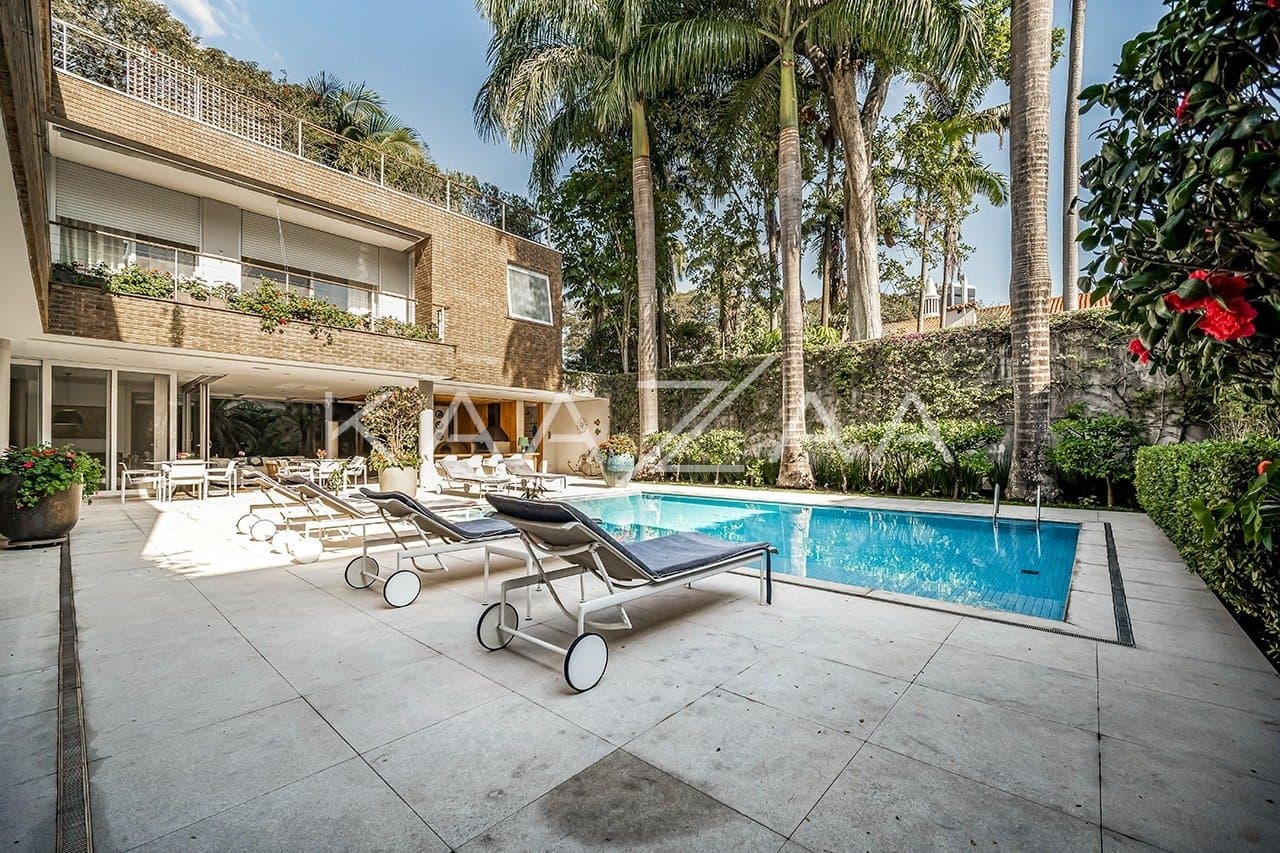 Clima tropical contemporâneo, nesta casa majestosa no Jardim Paulista. - Foto 4