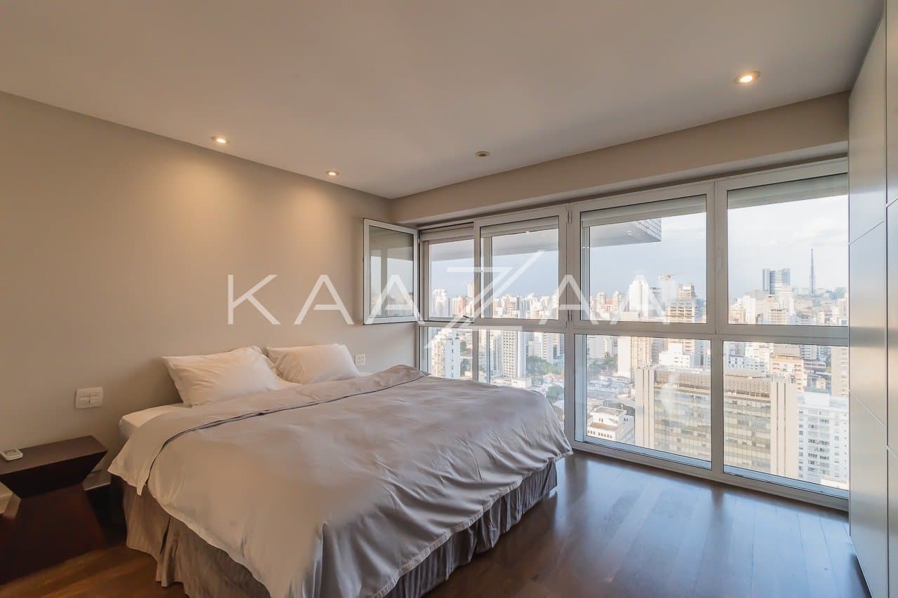 Apartamento Duplex em andar alto, projeto autoral e vista estonteante em Pinheiros. - Foto 19